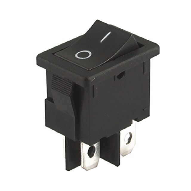 Rocker switch DPST on-off 10A 125VAC 6A 250VAC 4 positions with I-O