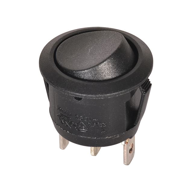 Round type rocker switch SPDT on-on 16A 125VAC 10A 250VAC 3 positions