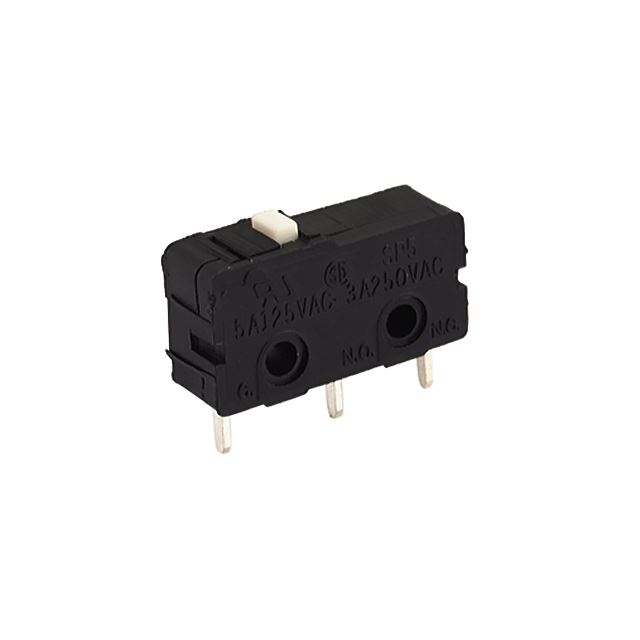 Miniature micro switch SPDT on-on 115gf PCB terminal 3A 125VAC 3A 250VAC