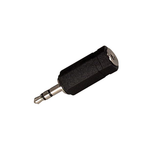 Audio adapter 3.5mm stereo plug to 2.5mm stereo jack nickel plastic shell