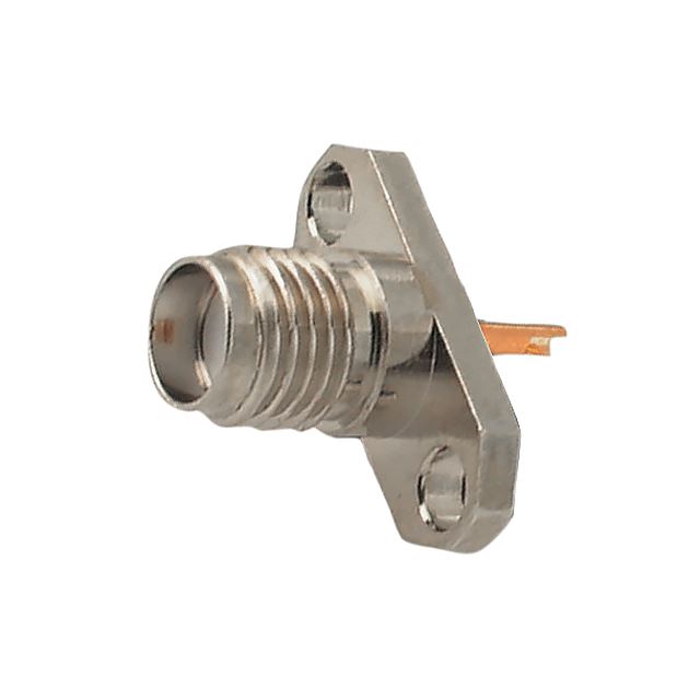 RF connector coaxial connector SMA jack flange mount gold pin