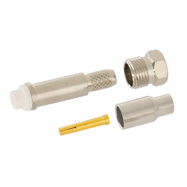 RF connector coaxial connector FME jack crimp type RG174U gold pin