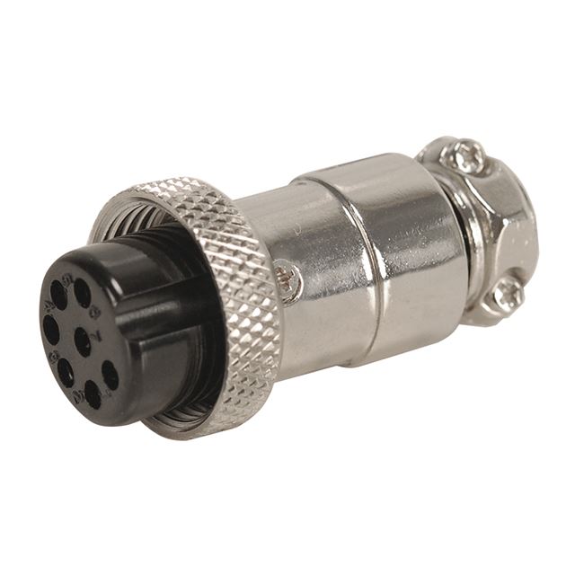 7 way female cable mount XLR connector