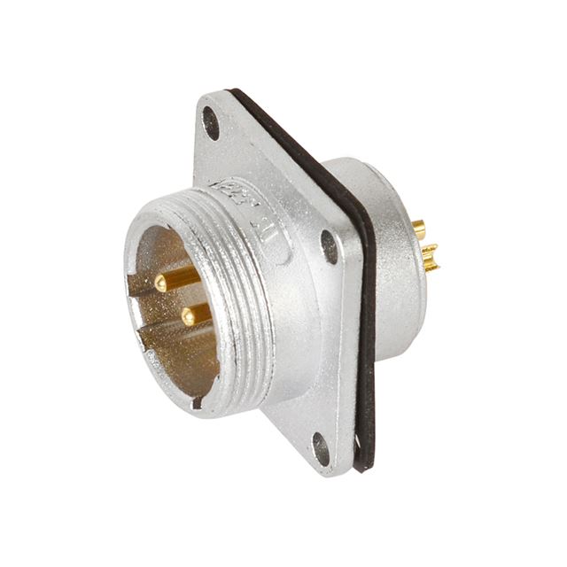 2 way male chassis mount M22 circular connector 250V 15A