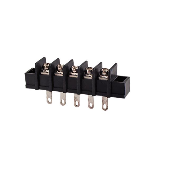 6 Ways PCB mount barrier terminal block 10mm pitch 20A 300V