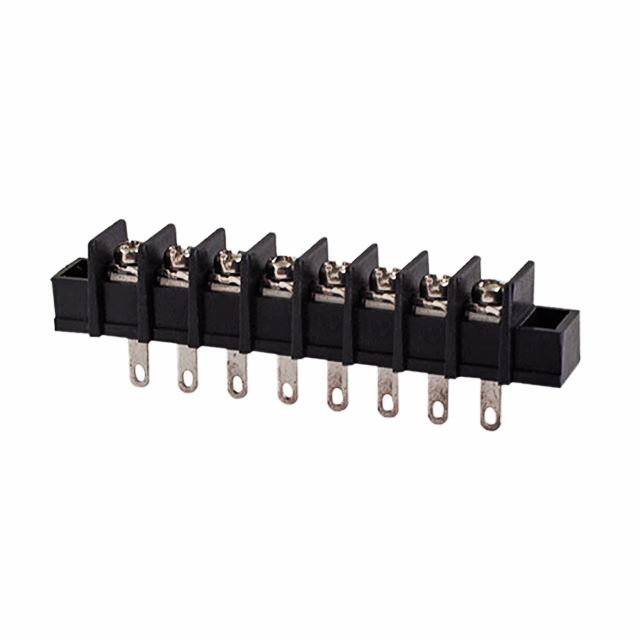 8 Ways PCB mount barrier terminal block 10mm pitch 20A 300V