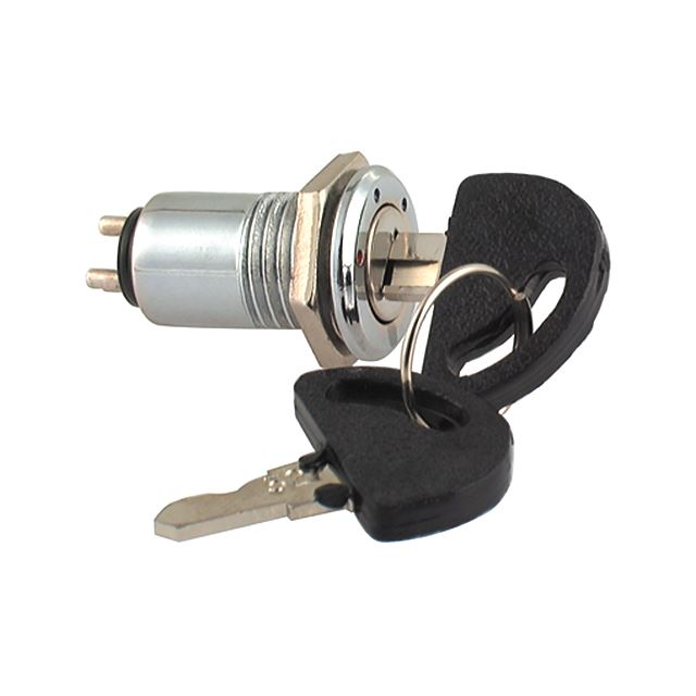 Keylock switch off-on-on 1A 125VAC 0.5A 250VAC 3 positions 3 key withdrawals turn 120°