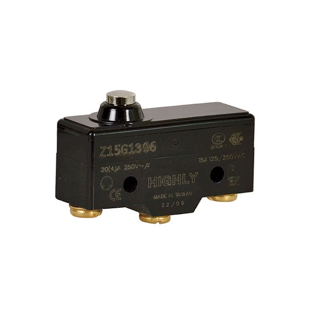 Micro switch SPDT on-on 250-350g 15A 250VAC