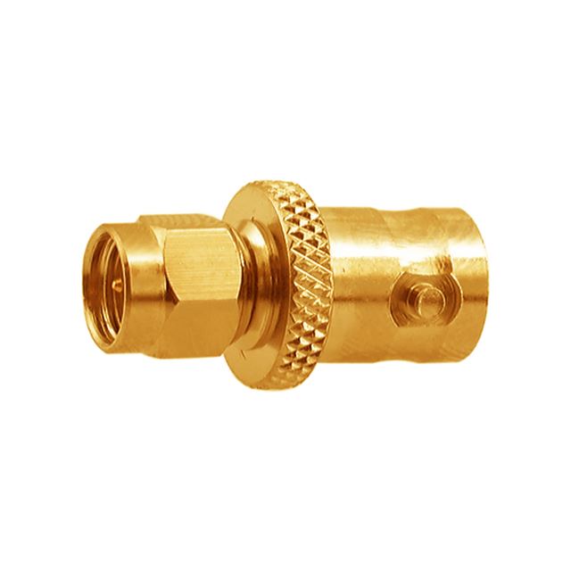 RF adapter coaxial adapter SMA plug to BNC jack gold plated