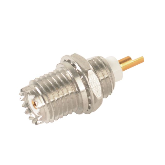 RF connector coaxial connector mini UHF jack bulkhead gold pin