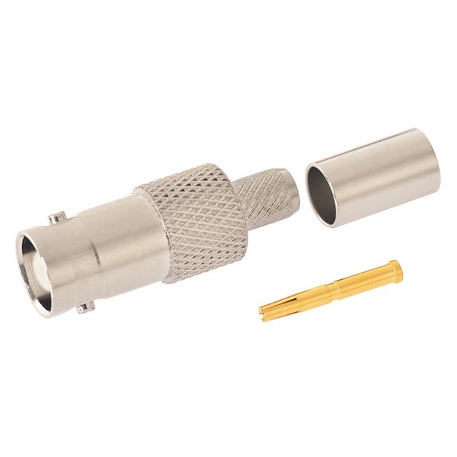 RF connector coaxial connector BNC jack crimp type H155 gold pin