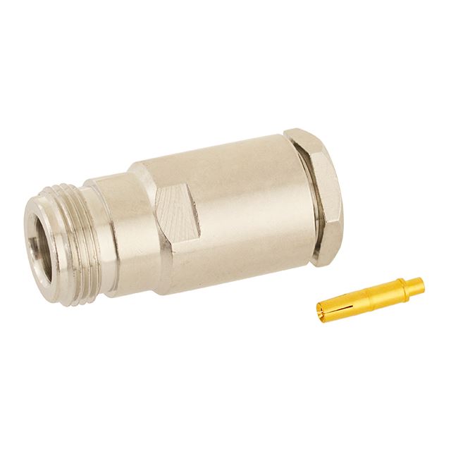 RF connector coaxial connector N jack clamp type RG59U gold pin