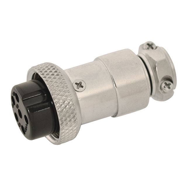 6 way female cable mount XLR connector