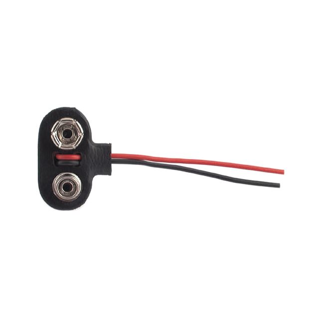 Battery contact 9V snap contact wire leads 150mm