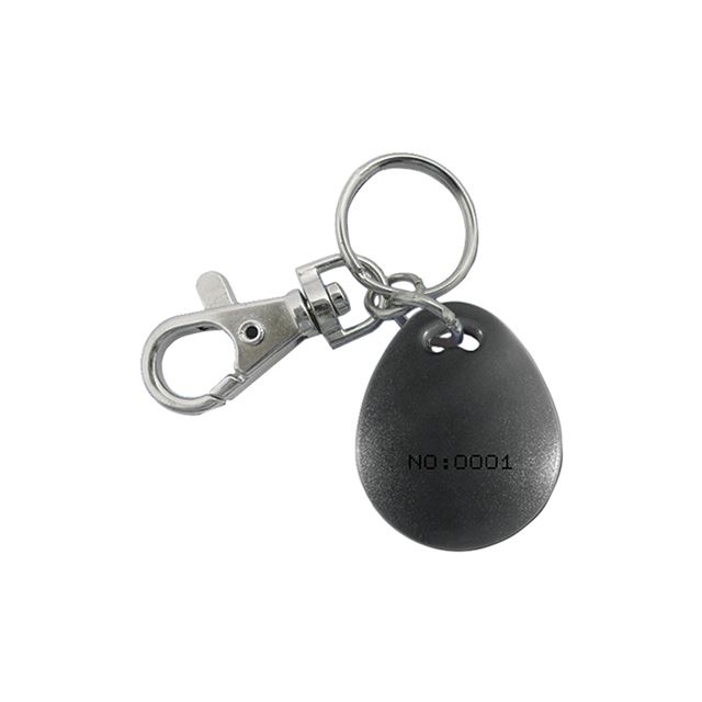 125KHz RFID tag with keychain IP66 up to 12cm distance
