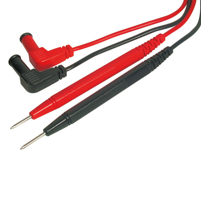 TestHelper TL510 Test Leads - Alligator Clip To 4mm Banana Plug, 19-Inch, For Multimeter & Network Testing